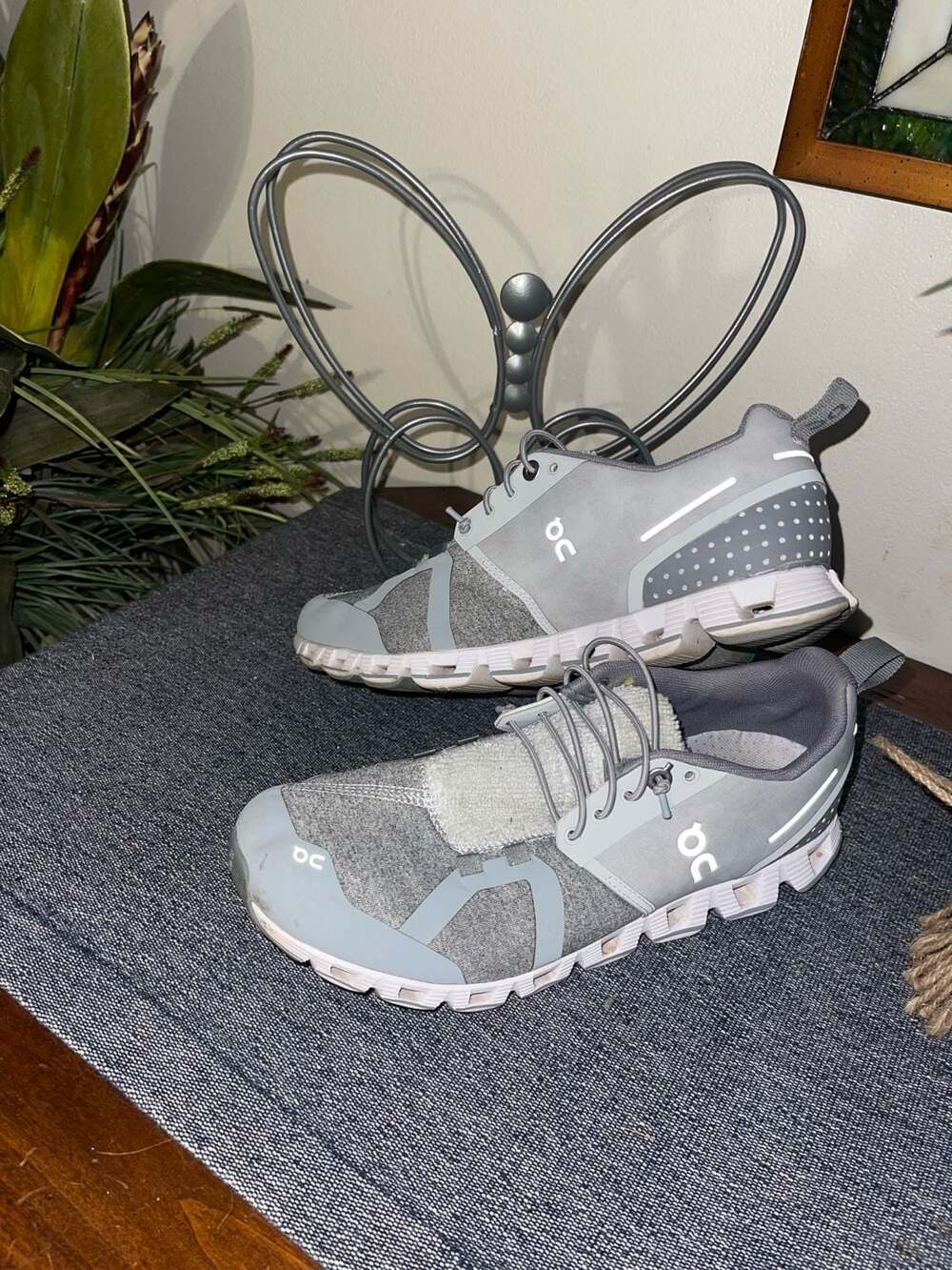 On Cloud Terry Women's Running Shoes Gray Size US 7.5